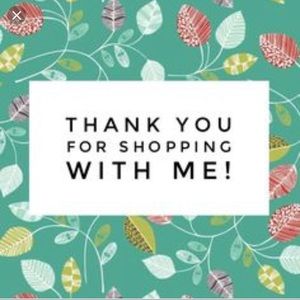 Thank you for 🛍 with me!!